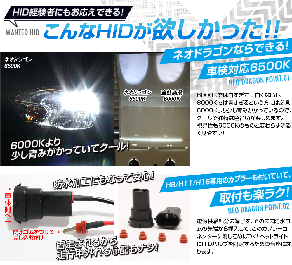 ネオドラゴンHID 魅力2